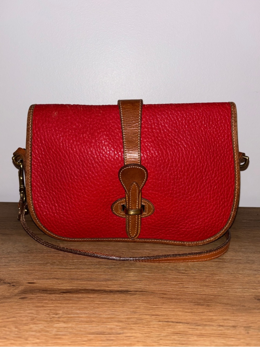 Dooney & Bourke RED Leather Marble Bag 💼